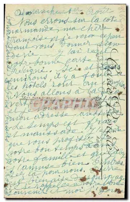 Trouville — A Praia — LL. — n° 205 — Verso