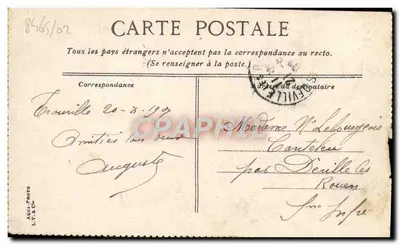 Trouville — Les planches et le casino. — Éditeur : L.V. & Cie, n°5 — Verso