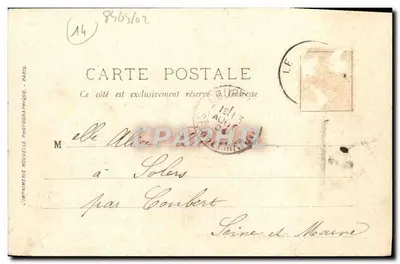 Trouville — Vue générale du Port — LL. — Verso