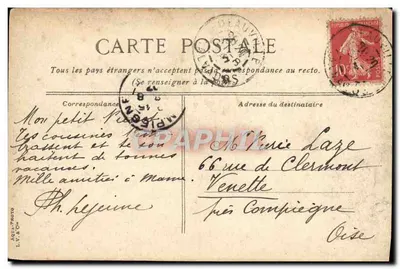 TROUVILLE - Um canto do quai Vallée de manhã — L.Y. & Ch. — Verso