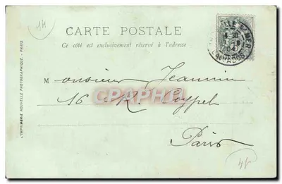 Trouville — A Rue de Paris — LL. — n°27 — Verso