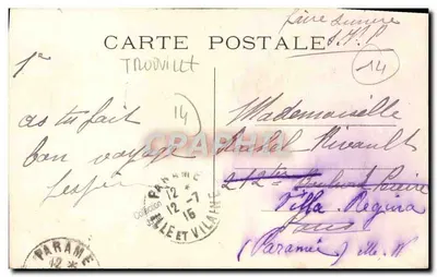 Le Pré La Bruyère — casa com colmata — editor não identificado — Verso