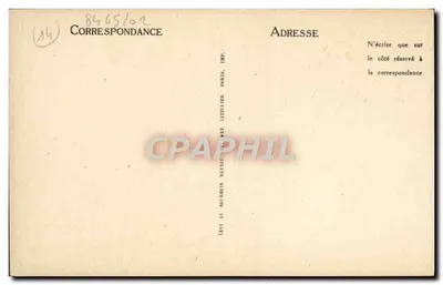 Honfleur — Przyjazd statku z Havru — LL — Rewers