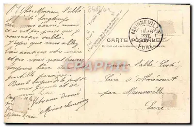 Honfleur — Kalwaria Côte de Grâce — wydawca N. H. M. N. (N. H. M. N.) — Rewers