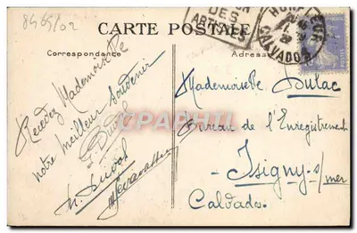 Honfleur — Katedra Najświętszej Maryi Panny Zdrowienia — G. F. La Hogue — Rewers
