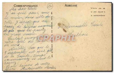 HONFLEUR — Binnenkant van de Kerk van Onze Lieve Vrouw van de Genade — L. L. — n°26 — Achterkant