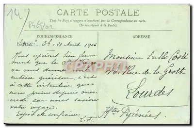 Honfleur — Nossa Senhora da Graça — LL. — Verso