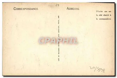 Honfleur — Katedra św. Leonarda — LL — n°147 — Rewers