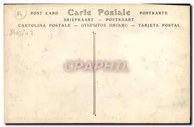 Villeleur — Wzrok na forteca i ratusz — ALP. LECON — Rewers