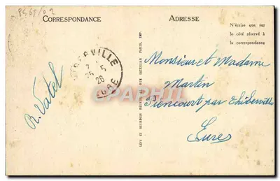 Honfleur — La Lieutenante — LL — Rewers