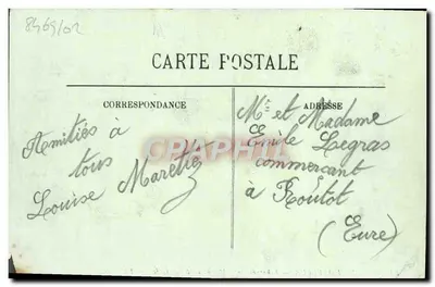 Env. de Honfleur — Echappée sobre o Mar na Côte de Grâce — LL. — Verso