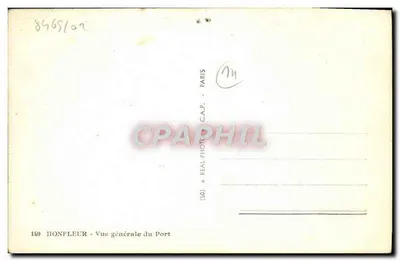 Honfleur — Ogólny widok portu — G.A.P. (n° 149) — Rewers