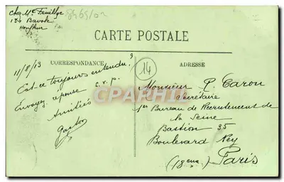 Honfleur — Pejzaż ogólny — LL. — Rewers