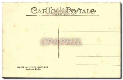 Honfleur — Stara Katedra — Muzeum Starego Honfleur — Rewers