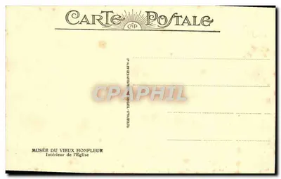 Muzeum Starego Honfleur — Wnętrze Kościoła — Rewers