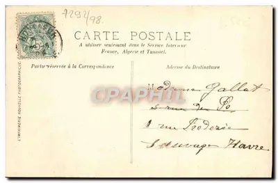 Honfleur — A Lieutenante e o Porto — LL. Melhor Impressor — Verso