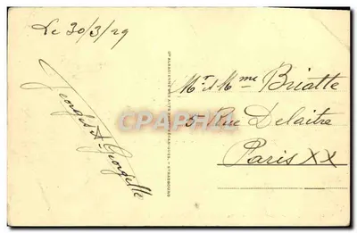 Honfleur - O Monte Joli - A Costa da Graça — editor: Op. Albacienne dos Artes Normandas, Strasbourg — n° 48 — Verso