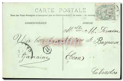 Omgeving van Honfleur — La Côte de Grâce — LL. — Achterkant