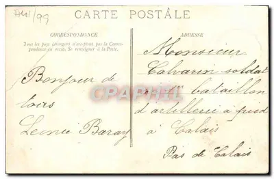 Environs de Honfleur — LL. — Éditeur LL. — N° 33 — Verso