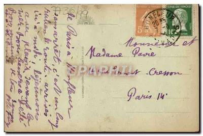 Honfleur — Najświętsza Maryja Panny łaski — Fasada — CAF. n°30 — Rewers