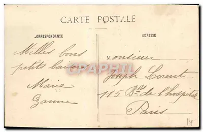 Herinnering aan HOUFLEUR — L.B. PARIS — serie-nummer niet zichtbaar — Achterkant