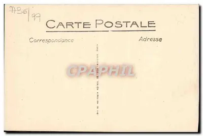 Honfleur — Wieża kościoła św. Katarzyny — wydawca Colat Nier, nr 53 — Rewers