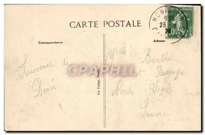 Honfleur — Katedra św. Katarzyny — G. F. He Bére — Rewers