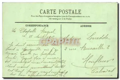 Honfleur — Kościół Świętej Katarzyny — LL. — Wydawca LL. — Rewers
