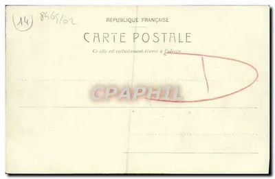 Honfleur — Katedra św. Leonarda — LL. — Rewers