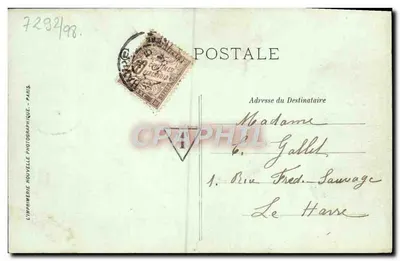 Honfleur — Igreja de São Leão — LL. — Verso