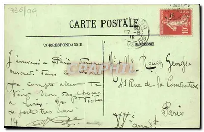 Honfleur — La Lieutenanture — LL — Rewers