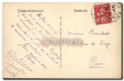Honfleur - A Lieutenantance e o Hotel de Ville - Alphonse Lécon — Verso