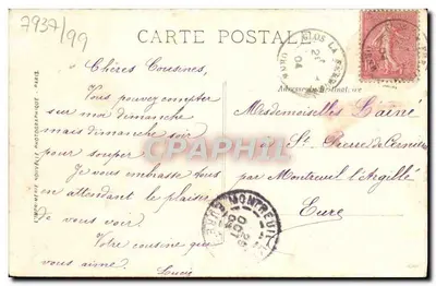 Honfleur — Katedra św. Katarzyny i Rynek — LL. n°26 — Rewers