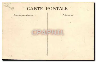 Honfleur — Katedra św. Katarzyny i Plac Rynek — G. F. Le Havre, nr 40 — Rewers