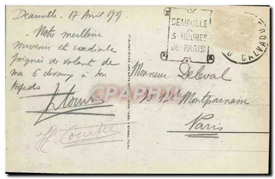 Honfleur - O Monte Joli - A Costa da Graça — CPHAPHIL n°48 — Verso