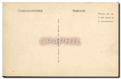 Honfleur — Côte de Grâce — wydawca Les Letellier, Paryż, nr 4 — Rewers