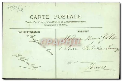 Honfleur — Plac obeliskowy — LL — Rewers