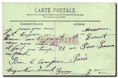 Honfleur — O Boulevard Carnot — LL. n°38 — Verso