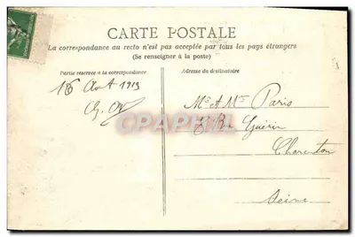Honfleur — Widok wybrzeża Świętego Leonarda z Cheval-Blanc — Collection AD — Rewers