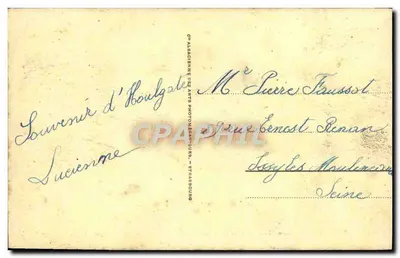 Houlgate — Les Villas et le Bois de Boulogne — éditeur : Ch. Albacienne des Arts Photographiques — n°9 — Rewers