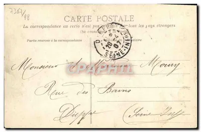 Hérouville — ogólny widok (1890) — Royer, fot., Caen — Rewers
