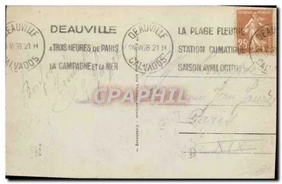 Tréouville - Reina de las playas - La playa a marea alta — Reverso