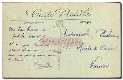 Trouville — A Praia e a Rue de Paris — LL. — n°27 — Verso