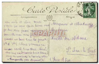 Trouville — La Plage et l'Hôtel des Roches Noires — LL. n°37 — Verso