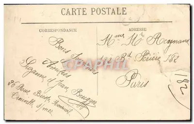 Trouville — A Praia — LL. — Verso