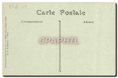 Trouville-sur-Mer — A Praia e o Casino Municipal (Durville, arquiteto) — NDHOT. — Verso