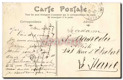 Trouville-sur-Mer — La Promenade de la Plage — Éditeur : NATURELLE — Verso