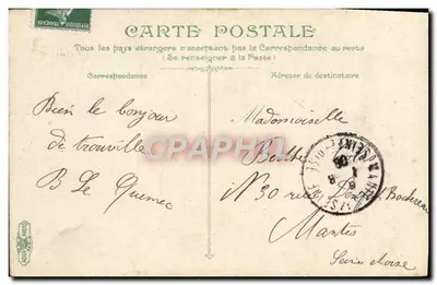 Trouville - O ponte sobre a Touques — editor desconhecido, n° 18 — Verso
