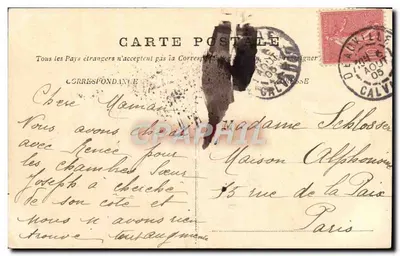 Trouville — Les Quais avec bateaux à voile — éditeur non visible — Verso