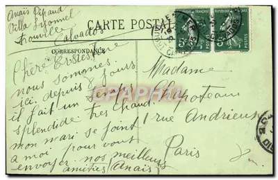 Trouville — Le Rocce Nere — LL. — Verso